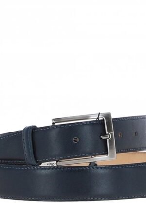 Men’s Chino Leather Belt Navy - Timeless Style and Exceptional Quality